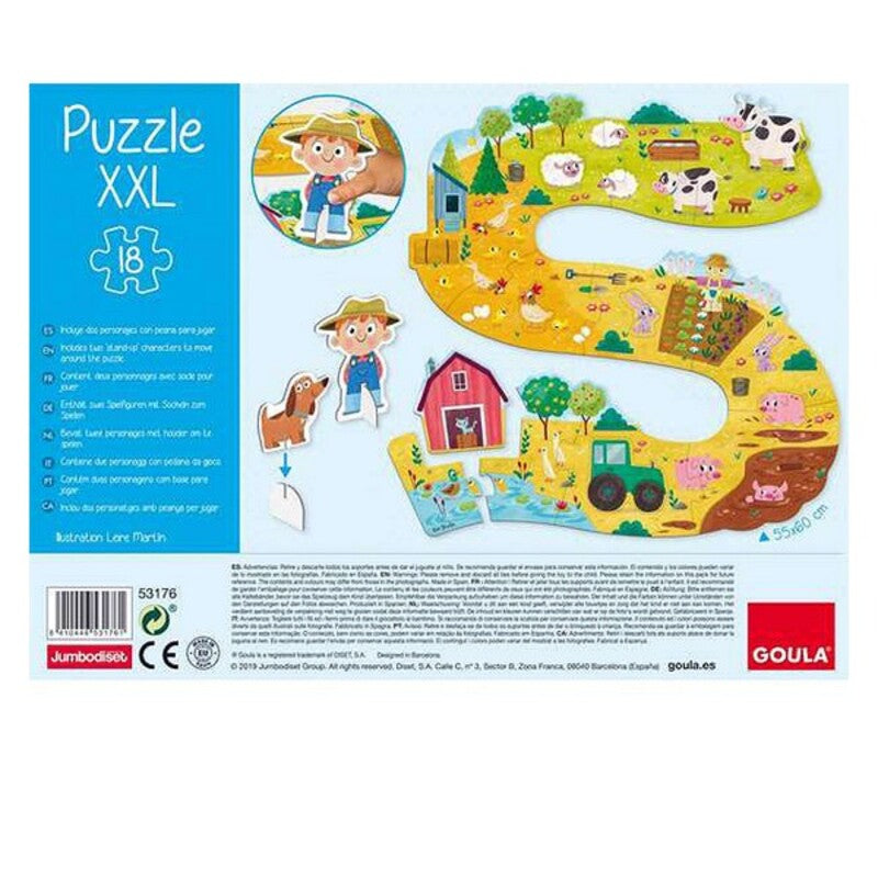 Puslespil Baby Gård XXL Goula 53176 (17 pcs)