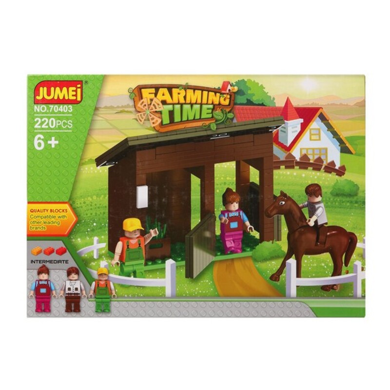 Byggespil + Figurer Farming Time 119672 (220 pcs)