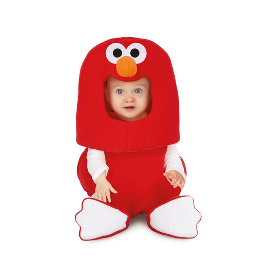 Kostume til babyer My Other Me Elmo Sesame Street Rød (3 Dele)